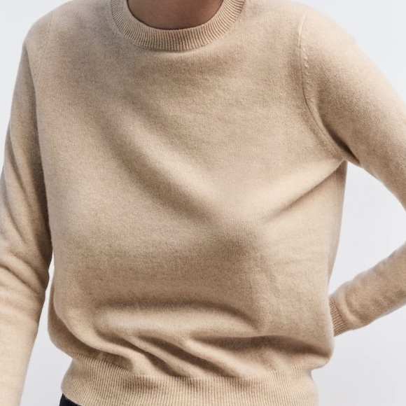 Zara 100% Cashmere Knit Sweater - Picture 3 of 11